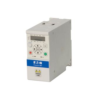 Der PowerXL Frequenzumrichter DM1 vereint hohe Funktionalität auf kleinstem Raum. 