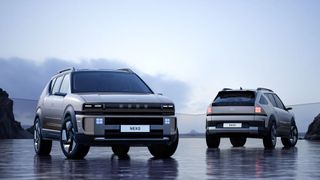 Hyundai stellt auf der Seoul Mobility Show die zweite Generation seines Brennstoffzellen-SUV Nexo vor. (Bild: Hyundai via Autoren-Union Mobilität)