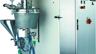 Die Ringspaltkugelmühle CoBall-Mill wird zur Feinstvermahlung von Suspensionen und hochviskosen Produkten eingesetzt. (Archiv: Vogel Business Media)