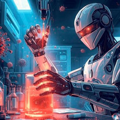 KI zeigt großes Potenzial, besonders bei multimodalen Systemen. Bedeutende Fortschritte erfolgen in der Arzneimittelforschung und der Vorhersage von Virusmutationen. (Bild: Canva / KI-generiert)