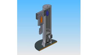 Prinzip eines Ecopure EVA Verdampferturms  (Bild: Dürr Systems)