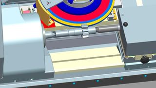Achsparalleles Schleifen der Förderverzahnung. (Bild: Mikromat)