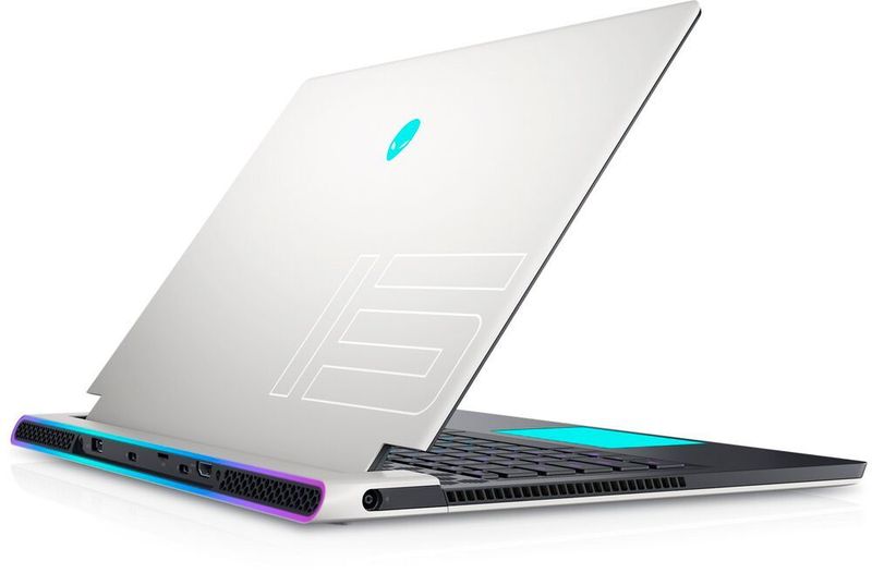 Das Gehäuse des x15 besteht aus Aluminium und Magnesium. Für die farbigen Beleuchtungseffekte sind 90 Micro-LEDs zuständig. (Dell)