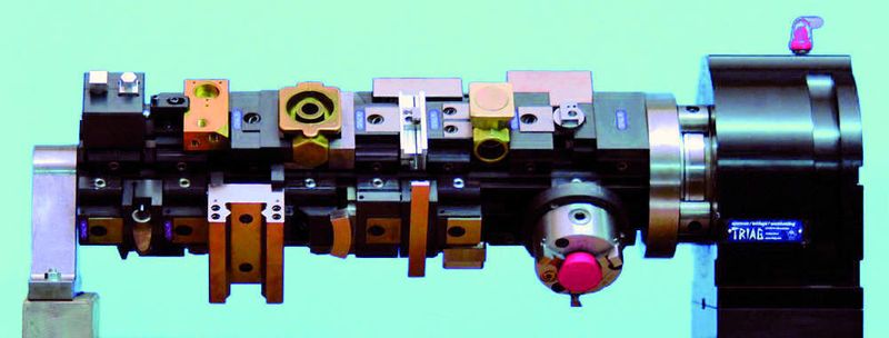 Bild 5: Eine Spannbrücke mit autarken Spannstellen ermöglicht das gleichzeitige Fixieren verschiedener Werkstücke mit unterschiedlichen Spanndrücken. (Archiv: Vogel Business Media)