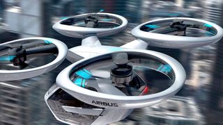 Ansätze für die Eroberung des Luftraums für die individuelle Mobilität gibt es viele. Doch noch fehlen die Rahmenbedingungen für den Flugbetrieb. (Italdesign)