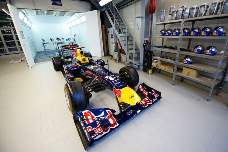 Glanzstück des Rennsport-Heiligtums ist der Red Bull RB 8 mit dem der vierfache Formel-1-Weltmeister Sebastian Vettel im Jahr 2012 seinen dritten WM-Titel einfuhr. (Foto: Wunschel)