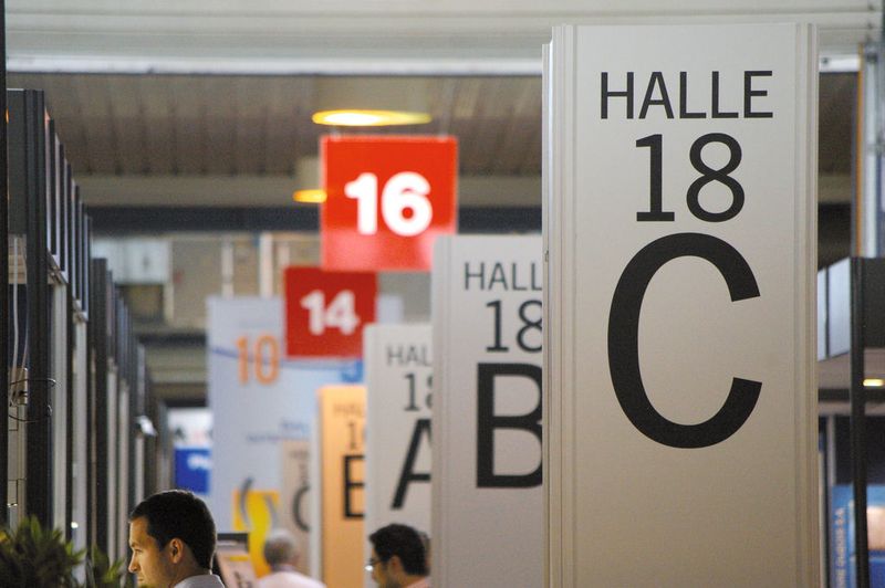 Eventail des halles, l'an prochain l'ensemble du salon sera sur un seul niveau au sein de Palexpo Genève. (Image: MSM / JR Gonthier) (Archiv: Vogel Business Media)