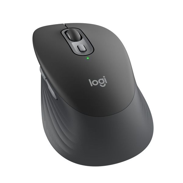 Für Anwender, die eine ergonomische Maus ohne Handballenpolster vorziehen, hat Logitech die  M840 L in die Signature-Comfort-Plus-Linie aufgenommen.  (Bild: Logitech)