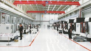 Produktion der Mazak-Einstiegsmaschinen nach den neuesten Qualitätsstandards des Herstellers im neuen Werk in Liaoning (China). (Bild: Mazak)