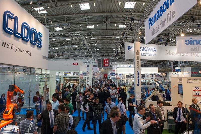 Rückblick: Impressionen von der Automatica 2012. (Bild: Messe München)