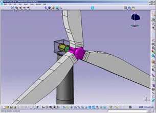 Windlasten mit LMS Virtual.Lab Aerodyn Wind Loads berechnen. Bild: LMS (Archiv: Vogel Business Media)