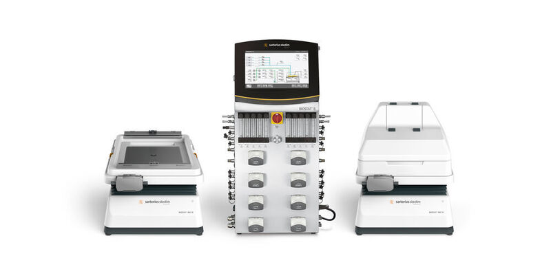 Biostat RM TX automated twin system for culturing of consistent quality cells. (Sartorius Stedim Biotech)
