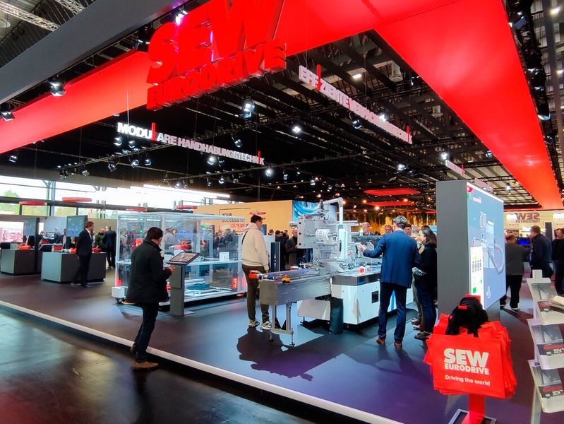 Antriebslos? Nicht bei SEW Eurodrive! Bei den Antriebsexperten standen Energie-Effizienz und Ressourcenschonung genauso im  Fokus wie Anlagensicherheit und Industrial Security. (Bild: PROCESS)