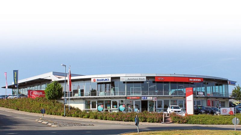 Das Autohaus Daub in Horb am Neckar ist ein Mehrmarken-Center für die Marken Suzuki und Kia sowie Gebrauchtwagen aller Marken. Das Autohaus Daub in Horb am Neckar ist ein Mehrmarken-Center für die Marken Suzuki und Kia sowie Gebrauchtwagen aller Marken.