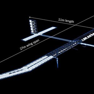 Leichtgewicht: Dank Leichtbauweise wiegt Hap nur 138 kg und kann damit auf 20 km Höhe kommen. 