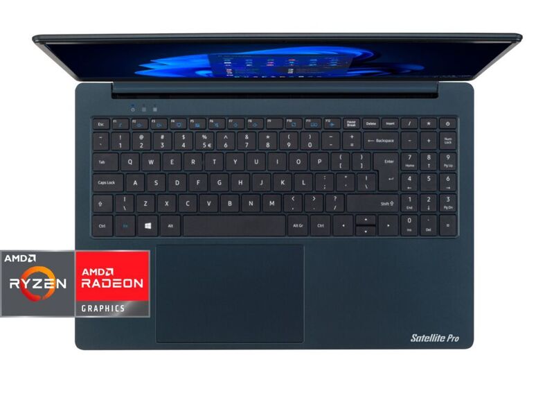 Neben Tastatur und Ziffernblock gibt es beim Dynabook Satellite Pro C50D-B den extragroßen ClickPad. (Dynabook)