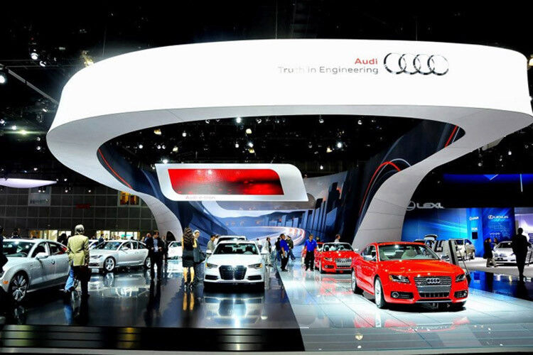 Bei Audi heißt es „klotzen statt kleckern“. (Foto: LA Auto Show)