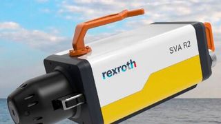 Viel beachtet und mti dem Hermes Award 2021 ausgezeichnet ist der sogenannte Subsea Valve Actuator SVA R2 von Bosch Rexroth. Er findet seinen Einsatz auf dem Meeresgrund, wo er Ventile sicher öffnet und schließt. Er gilt als Unterstützer gegen den Klimawandel. (Bild: Bosch Rexroth)