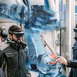 Der Augmented Reality Engineering Space bietet eine Kollaborationsumgebung, um  verschiedene Stakeholder zusammenzuführen.
