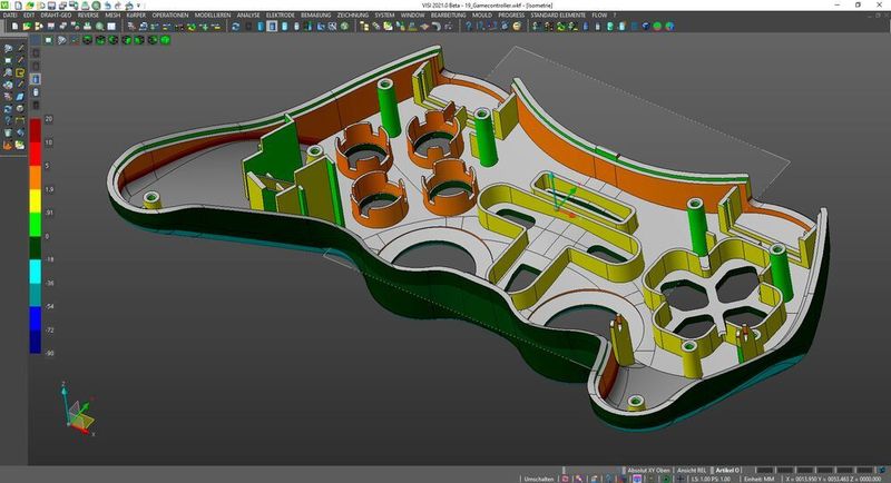 Darüber hinaus verfügt die CAM-Programmierung im Bereich kinematische NC-Simulation zusätzlich über einen neu entwickelten Simulator, der auf der NC-Simul-Technik basiert. (Mecadat)