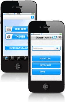 With the operations app you have all product information for the testing and measuring equipment of Endress+Hauser. (Picutre: Endress+Hauser)