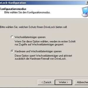 Die Erstkonfiguration läuft bei der Centertools-Lösung über einen Wizard ab.