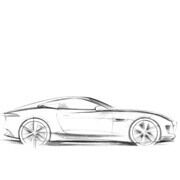 Bisher gibt es vom Jaguar C-X16 nur eine Skizze. (Jaguar)