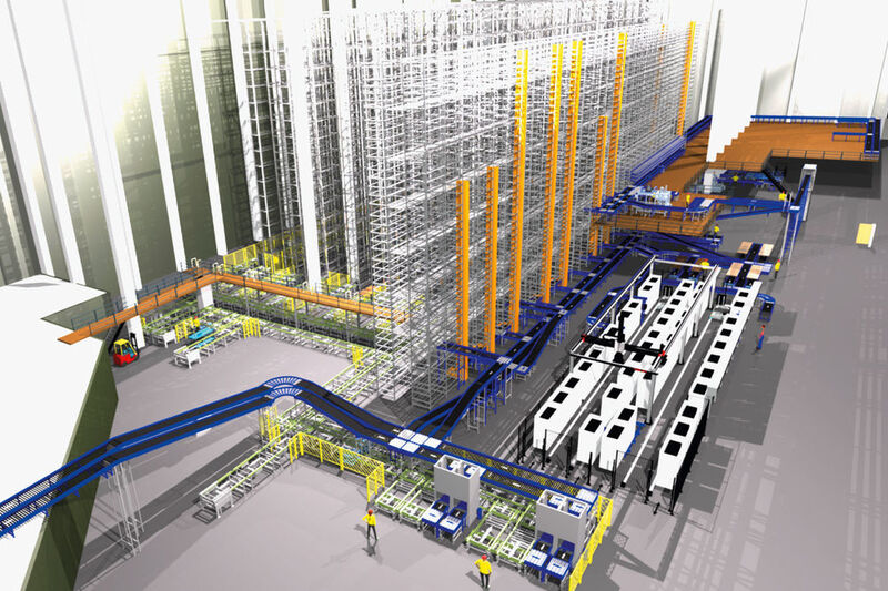 Das Factory-Design-Konzept ermöglicht die schnelle und effektive 3D-Visualisierung von Anlagenlayouts.  (Unitechnik)