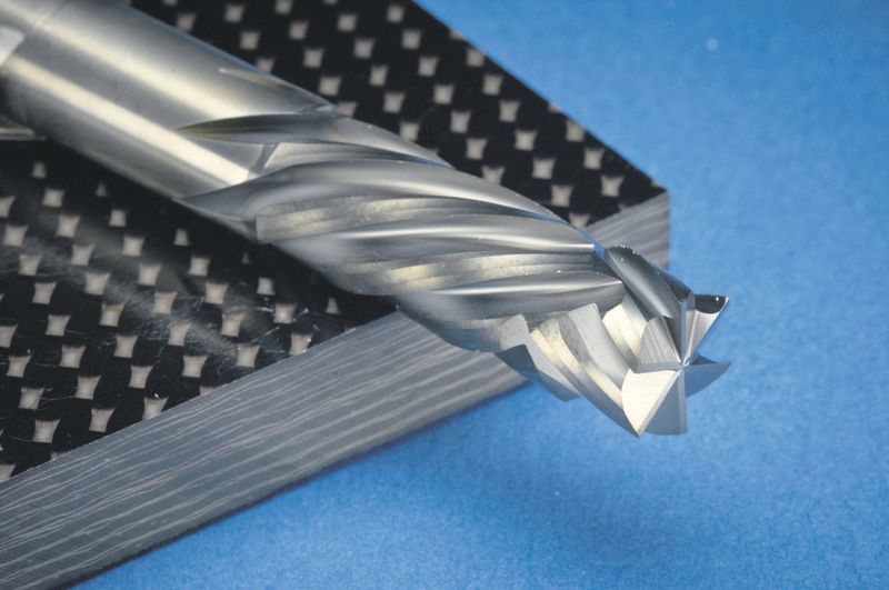 Bild 1: Ob unbeschichtet oder mit der spezieller Diamantbeschichtung ausgerüstet – die HM-Kompressionsfräser der Serie CCR sind optimal zum Bearbeiten von Verbundwerkstoffen ausgelegt. (Bild: SGS Tool)