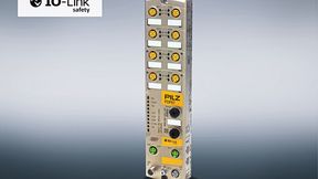 Als Schnittstelle zur Sicherheitssteuerung ermöglicht der IO-Link Safety Master PDP67 IOLS von Pilz die bidirektionale Kommunikation bis in die Feldebene. (Bild: Pilz)