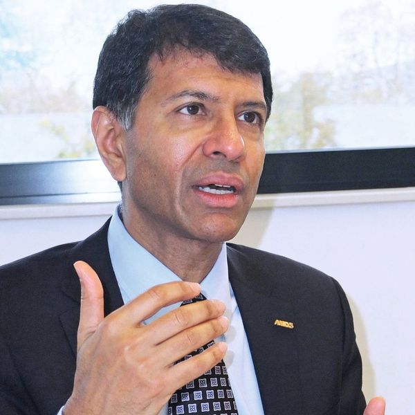 Dr. Ajei  Gopal, CEO der Ansys, Inc., über Discovery Live und die Bedeutung der Simulation für Konstruktion.  (U. Drescher/konstruktionspraxis)