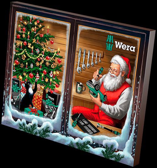 Wera Adventskalender 2021: ab dem 24. Dezember gewappnet für verschiedenste Herausforderungen. (Bild: Wera)