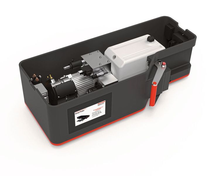 Im Gegensatz zu anderen Systemen kann die für eine energetische Optimierung notwendige Drehzahlvorgabe intern generiert werden. Angaben über den aktuellen Volumenstrombedarf aus der Anwendung sind nicht nötig. Damit sind die Smart Power Packs mit allen marktüblichen Hydrauliksteuerungen frei kombinierbar.    (Bild: Bucher Hydraulics)