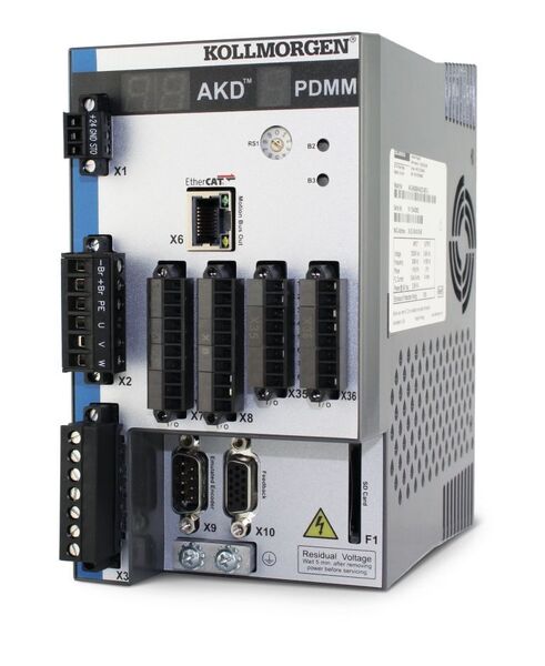Mehrachsprogrammierbarer Motion Controller AKD PDMM: Integrierter IPC und Servoverstärker, voll programmierbar. (Kollmorgen)