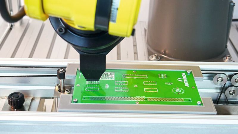 Durch die Integration gängiger Kraft-Momenten-Sensoren und Kamerasysteme erleichtert es die RPS-Software, THT-Prozesse robust und effizient zu automatisieren. (Bild: Artiminds Robotics GmbH)