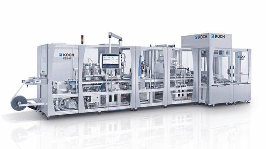 Die Verpackungsmaschinen von Koch Pac-Systeme sind modular aufgebaut. (Bild:  Koch Pac-Systeme GmbH)