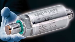 Nur eins von vielen neu entwickelten Gefran-Produkten, die auf der Fakuma zu sehen sind: Der miniaturisierte Druckmessumformer mit frontbündiger Messmembran TPFAS eignet sich für Anwendungen, bei denen herkömmliche Messumformer mit zurückversetzter, großer Membran nicht genutzt werden können. (Bild: Gefran)