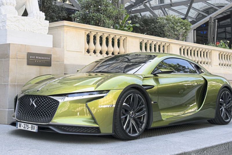 Mit der 2016 vorgestellten Studie DS E-Tense hat die Citroën-Schwestermarke ihre Ausrichtung als E-Auto-Marke erstmalig angedeutet. (PSA)