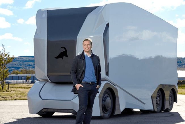 Der Mann hinter Einride und T-Pod ist Robert Falck, ein früherer Volvo-Manager. (Bild: Einride)
