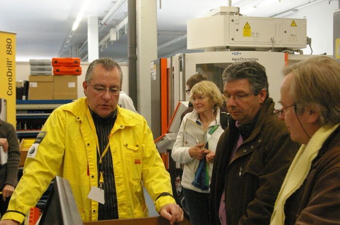 Reflet du séminaire Sandvik de janvier 2013 au Technopôle de Ste-Croix (Image: MSM)