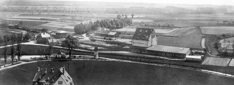 Herzogenaurach in den 1940er Jahren – hier befindet sich später das Schaeffler-Werksgelände. (Bild: Andreas Pohlmann; Schaeffler)