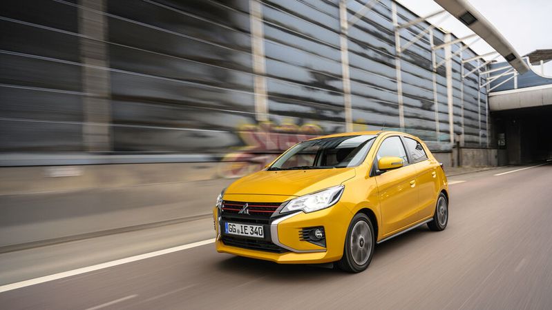 Die Basisvariante des Space Star ist momentan für 12.000 Euro erhältlich.(Bild:  Mitsubishi)