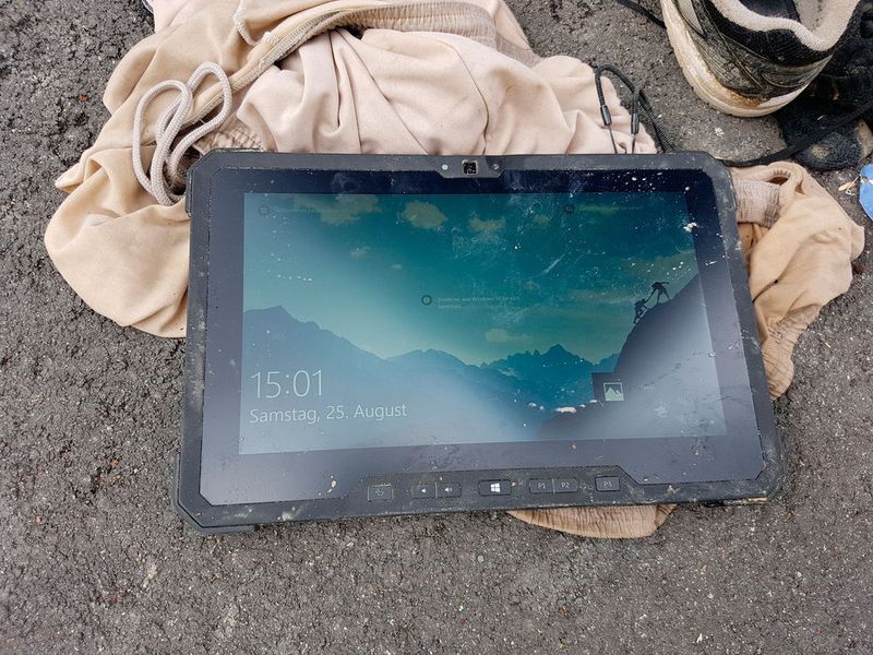 Das Dell Rugged Tablet leistete gute Dienste. (Siewert & Kau)