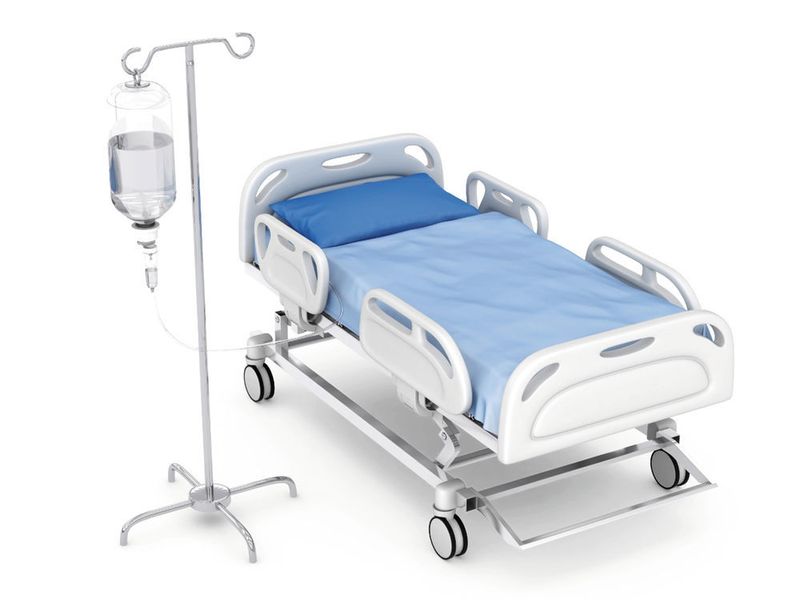 Krankenhausbetten werden mit aggressiven Desinfektionsmitteln gereinigt. Das Material Xenoy blends wird für Strukturbauteile wie Seitenschienen, Kopf- und Trittbretter eingesetzt. (Bild: Sabic)