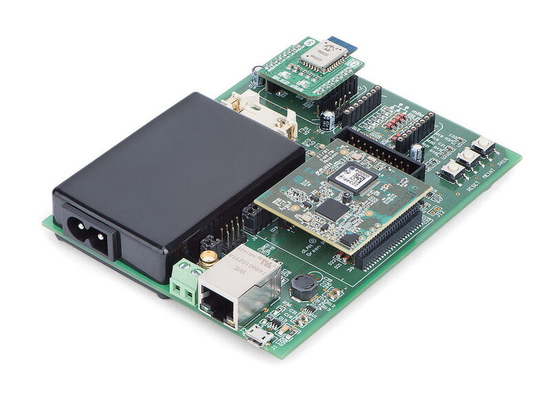 Das dLAN Green PHY Eval board II ist eine das Herzstück von Devolos IoT-Entwicklungsplattform.  (Devolo)
