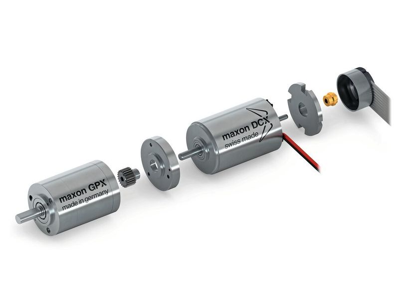 2012: Maxon lanciert den Online-Konfigurator. DCX Motoren, GPX Getriebe und ENX Encoder können im Internet kombiniert, konfiguriert und bestellt werden. Im Shop bestellte Produkte sind innerhalb von elf Tagen versandbereit. (Maxon Motor)