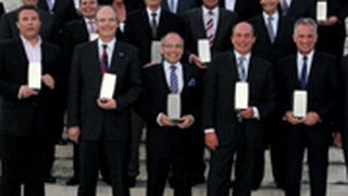 Strahlende Sieger: Die besten Audi-Händler Deutschlands erhielten den Audi Business Cup. (Archiv: Vogel Business Media)