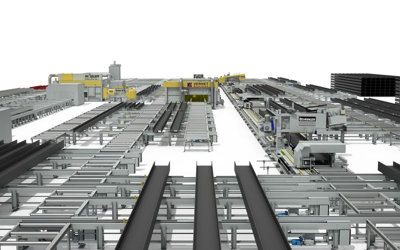 Drei Traditionsunternehmen, kooperieren zum Nutzen aller Stahlhersteller und –verarbeiter unter dem Namen Partners 4 Steel. Vernet Behringer, führender Bohranlagenhersteller mit Sitz in Dijon, Behringer GmbH, global agierender Produzent innovativer Sägetechnologie und Rösler Oberflächentechnik GmbH, als Komplettanbieter Weltmarktführer für Strahl- und Gleitschlifftechnik, arbeiten zukünftig auf dem Gebiet kompletter Säge-, Bohr-, Strahlsysteme zusammen. (Bild: Behringer)