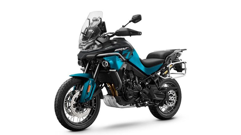 Mit Modellen wie der Reiseenduro 800 MT ist CF Moto der mit Abstand erfolgreichste chinesische Hersteller auf dem deutschen Motorradmarkt.(Bild:  CFMoto)