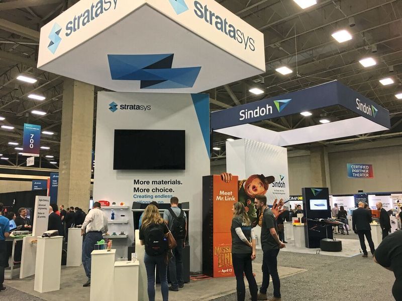 Auf der Solidworksworld 2019 zeigten nicht nur die verschiedenen Marken von Dassault Systèmes ihre Lösungen, Ideen und Neuheiten sondern auch zahlreiche Partneraussteller. (Anne Richter, SMM)